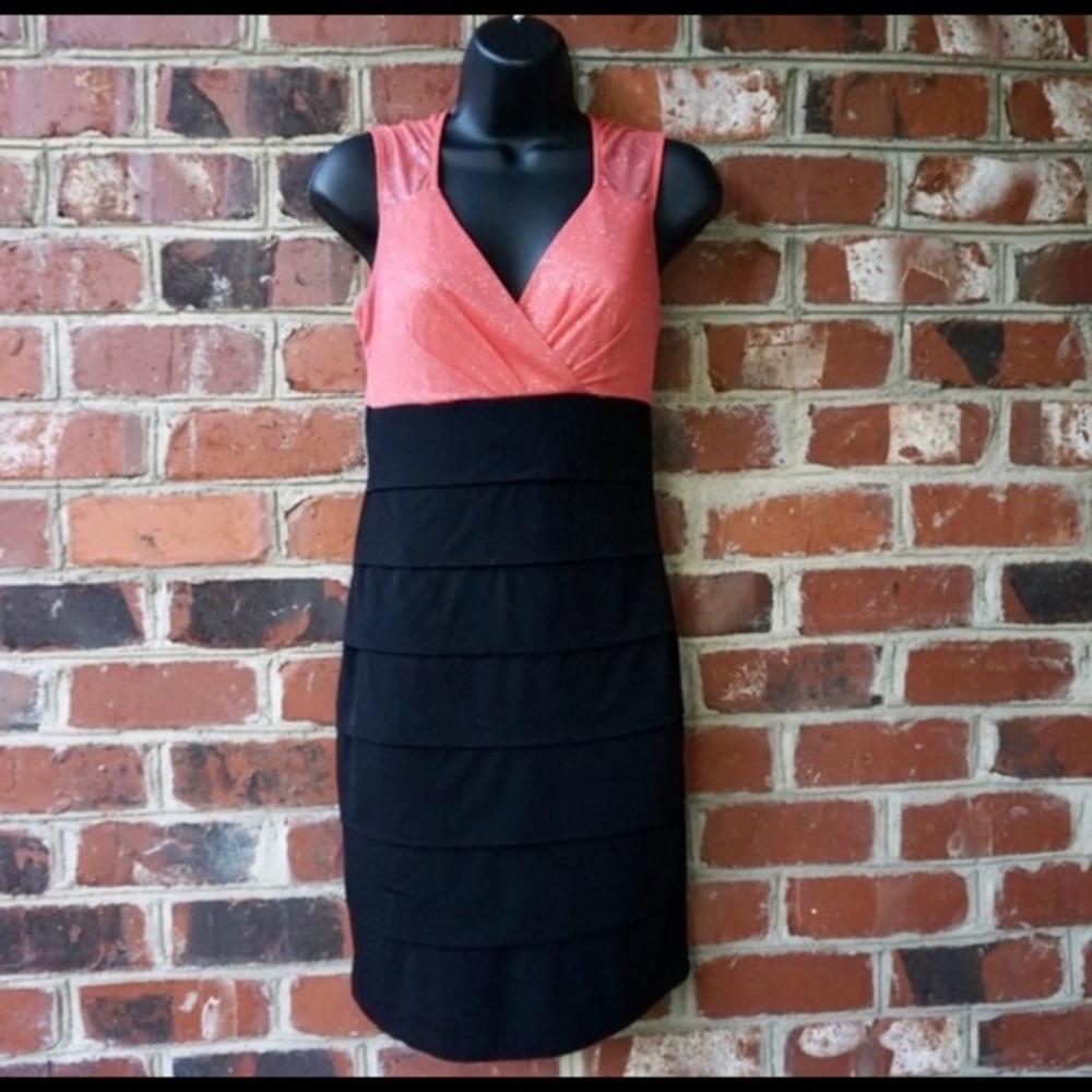 ENFocus Studio Black and Pink Dress